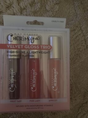 Velvet Gloss Trio - Pink & Apricot Shades